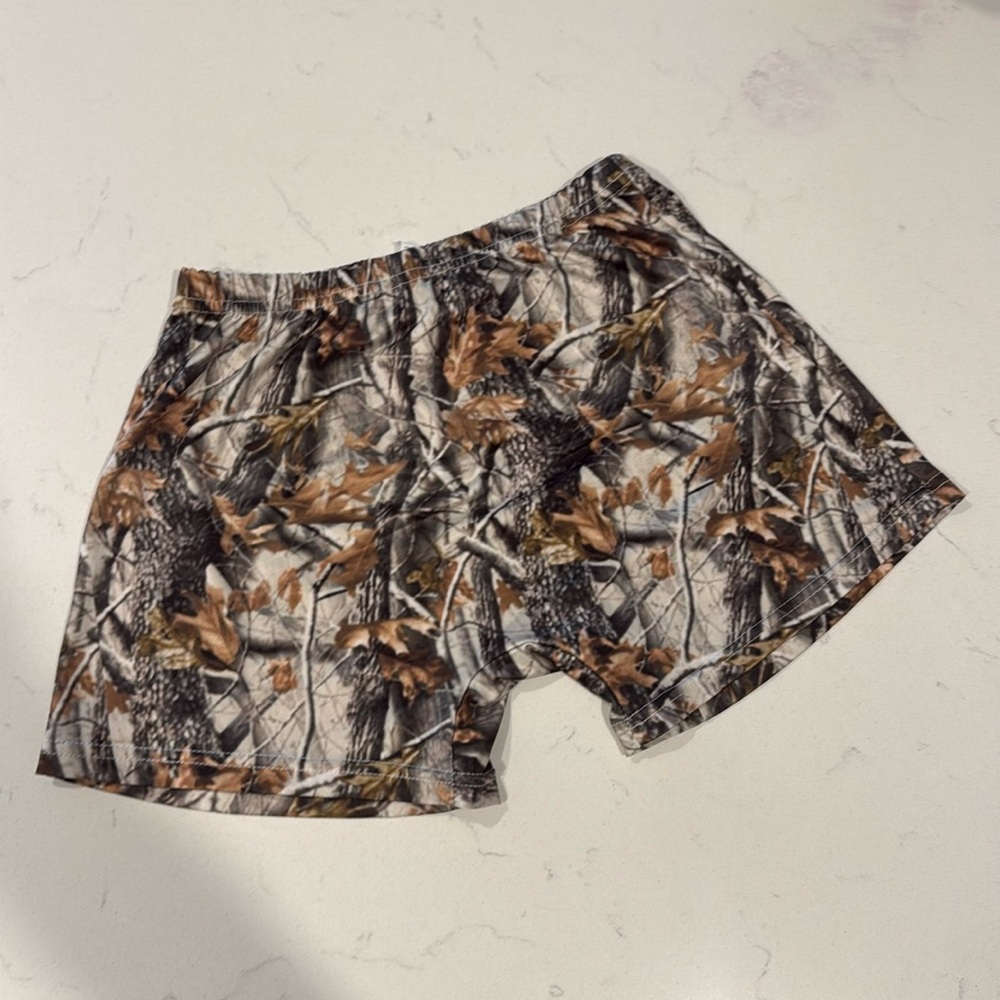 Camouflage Print Shorts